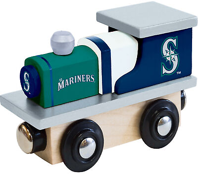 #ad MasterPieces Seattle Mariners MLB Wood Toy Train Engine