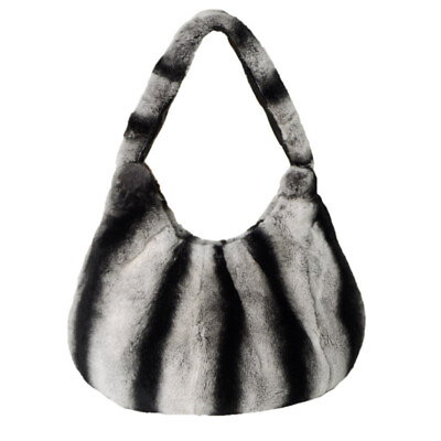 #ad 100% Real Real Rabbit Women#x27;s Handbags Bag Real Fur Handbag Bags Pathwork