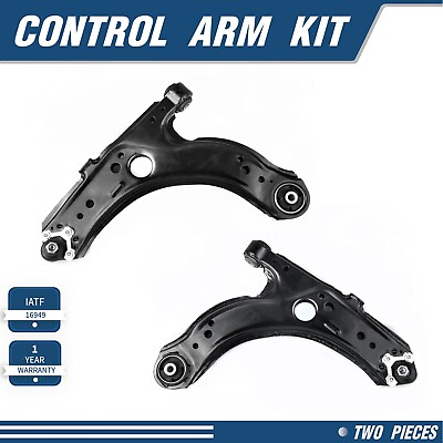 #ad 2pcs Front Lower Control Arm Kit for 1998 2010 Volkswagen Beetle Golf City Jetta