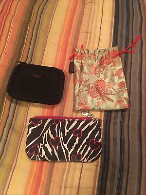 Lot Of 3 Small Bags coin Purses $11.89