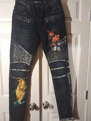 #ad Embellished Brand Jean