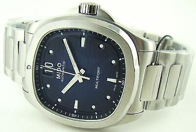 #ad New Mido Multifort Tv Big Date Blue Dial Stainless Auto 40mm M049.526.11.041.00