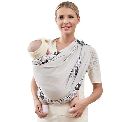 #ad Baby Carrier by Cuby Natural Cotton Baby Sling Baby Holder Extra Comfortable...