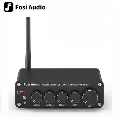 #ad Fosi Audio BT30D Mini Bluetooth Audio Receiver Amplifier 2.1 Channel Amp 100W