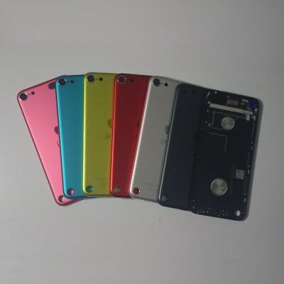 #ad For iPod Touch 5th White Grey Red Pink Blue Yellow original back cover rear case