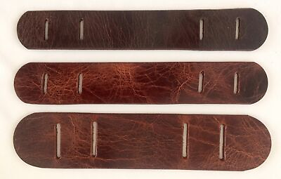 #ad Versitile Distressed Antique Leather Shoulder Pads for Adjustable Strap 3 Sizes