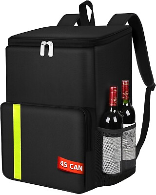 #ad 45 Cans 30L Backpack Cooler Bag Insulated Leak Proof Large Capacity Waterproof