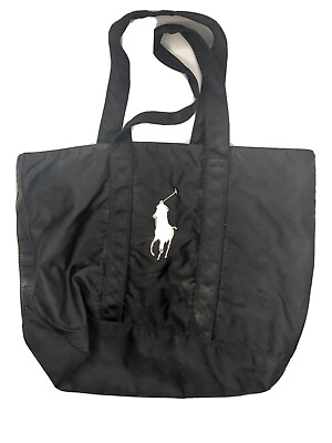 #ad black and white ralph lauren polo Tote Bag Purse Ladies Bag Shoulder Bag aa63