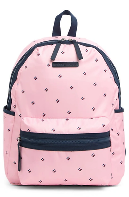 #ad #ad Women#x27;s Tommy Hilfiger Portland Print Backpack Pink Critter NEW $128
