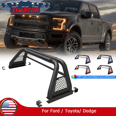 #ad For Ford Toyota Dodge Universal Pickup Adjustable Roll Sport Bar Chase Rack