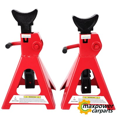 #ad 3 Ton 6000 lbs Capacity Heavy Duty Jack Stands Pair Maximum Lift Height 16 9 10quot;