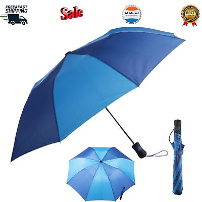 Totes Auto Open Umbrella with NeverWet Ergonomic black rubber handle for Grip $10.98