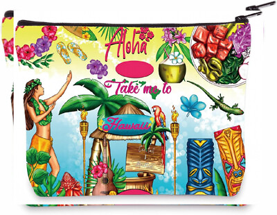 #ad WZMPA Hawaii Vacation Travel Cosmetic Bag Party Gift Take Me To