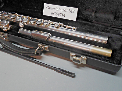 #ad Gemeinhardt Silver Plated Flute w Case ALL NEW PADS Cleaned amp; Reconditioned