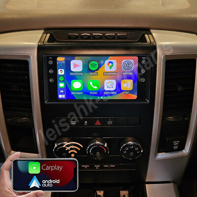 #ad For 2009 2012 DODGE RAM 1500 2500 3500 Apple CarPlay Android Auto Radio GPS WIFI