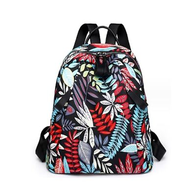 #ad Flower Design Mini Backpack Purse Cute Small Backpack Purse for Women Leaf