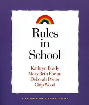 #ad Rules in School Strategies for Teachers Paperback GOOD