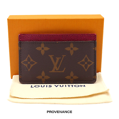 #ad 🔴 Louis Vuitton Card Holder Wallet Monogram Fuchsia