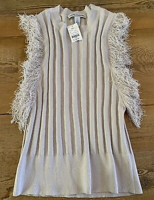 #ad Autumn Cashmere Tank Nude Taupe Size XS BNWT