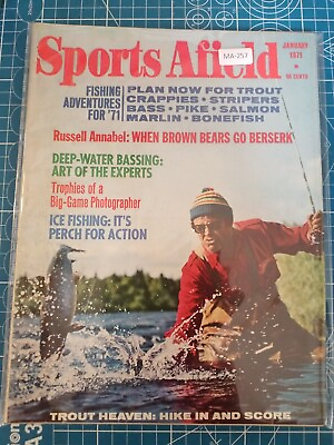 #ad Sports Afield Magazine January 1971 MA 257