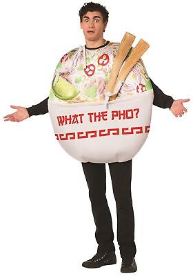 #ad Rasta Imposta What the Pho Noodle Bowl Foam Costume Unisex Adult One Size New