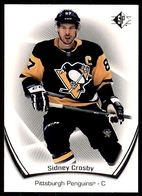 #ad 2021 22 UD SP Hockey Base #87 Sidney Crosby Pittsburgh Penguins