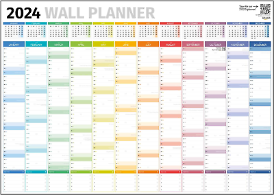#ad Wall Planner 2024 – Extra Large 91 X 64Cm Full Year Planner Wall Calendar – 24 S