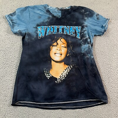 #ad #ad Whitney Houston V Neck Top Tie Dye Women Size Large
