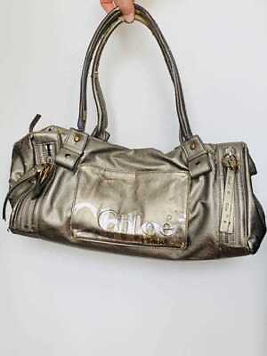 #ad Chloe Handbag Shoulder Bag Leather women#x27;s USED FROM JAPAN
