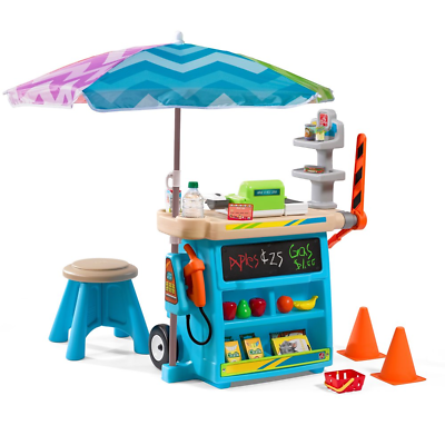 #ad Step2 Stop amp; Go Market Toddler Playset with Umbrella Includes Accessories New