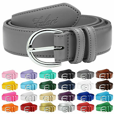 #ad Falari Women Genuine Leather Dress Belts Casual Belts 31 Colors 6028