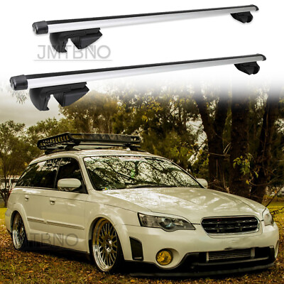 #ad 53#x27;#x27; Car Top Roof Rack Bar Cross Luggage Carrier Lock For Subaru Outback 00 2022