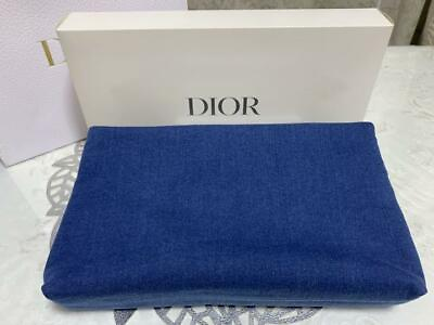 Christian Dior Denim Pouch Clutch bag Novelty Rare Blue 2022 Japan New $50.00