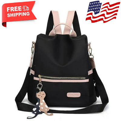 #ad Women#x27;s Girls Backpack Anti Theft Rucksack Travel School Shoulder Bag Satchel C4