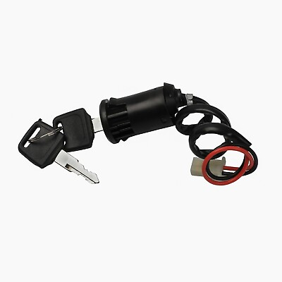 #ad Universal Ignition Switch Motorcycle Barrel Key Switch 2 Wire Motorbike W 2 Keys