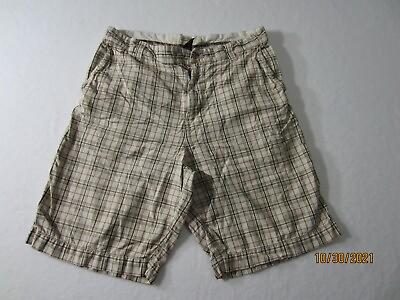 #ad Urban Up Shorts 32 Brown Beige Orange Chino Pockets Outdoor Casual Cotton Men