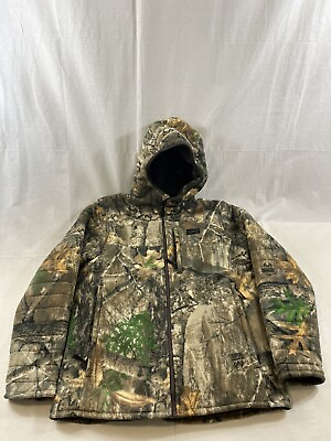 #ad Under Armour Men#x27;s Brow Tine Sherpa Lined Realtree Jacket Warm Size Mens Medium