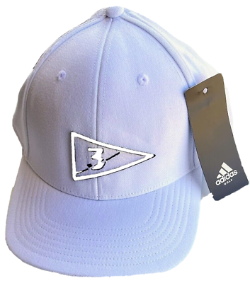 #ad Adidas Unisex Flag Golf Snapback Cap White One Size Fits Most Polyester Spandex