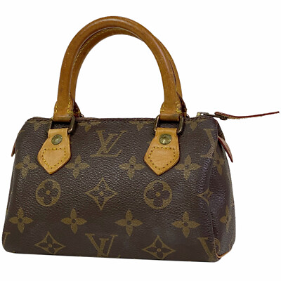 #ad Louis Vuitton Mini speedy Shopping Handbag 2WAY Crossbody Hand Bag Monogram ...