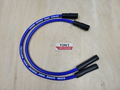 #ad Blue Taylor 10.4mm 04 06 Harley 883 1200 Sportster Replacement Spark plug wires