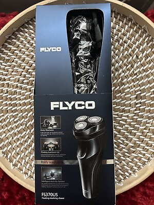 #ad Flyco FS370US Waterproof Razor Rotary Electric Shaver Intelligent Black