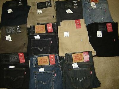 #ad Levis 511 Mens Jeans Straight Skinny Many Colors Fit Blue Green Black Gray NEW