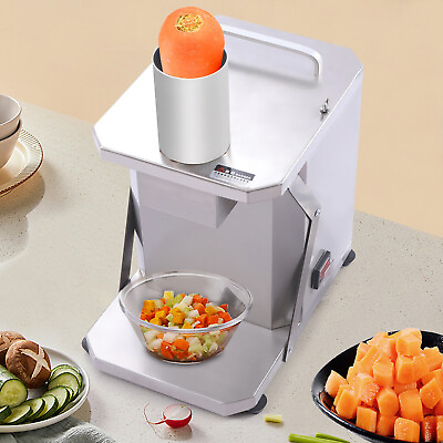 #ad 200W Commercial Electric Vegetable Dicer Automatic Stainless Steel Food Chopper
