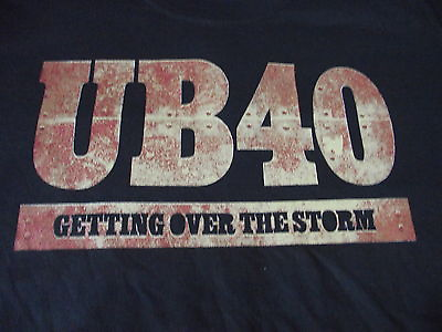 #ad *NEW* UB 40 GETTING OVER THE STORM 2014 TOUR VENUES MENS T SHIRT SIZE S 38 CHEST