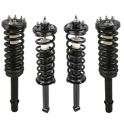 #ad Front Rear Left Right Shock Struts Fit For 03 07 Honda Accord EX LX