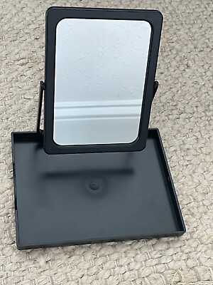 #ad Mary Kay Folding Travel Makeup Mirror amp; Tray Stand w Mesh Zippered Bag