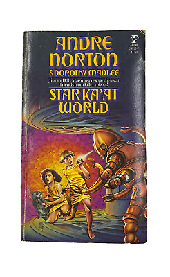 #ad Andre Norton amp; Dorothy Madlee Star Ka#x27;at World Paperback Book 1979 Vintage