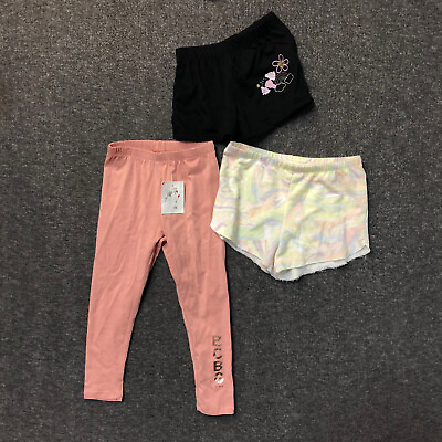 #ad 3 PACK Girls Namebrands Assorted Cloth Bundle Size S 6 6X Multicolor Casual NWT