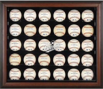 #ad Orioles Logo Brown Framed 30 Ball Display Case Fanatics
