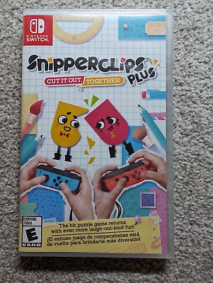 #ad Snipperclips Plus: Cut It Out Together Nintendo Switch snipper clips NEW